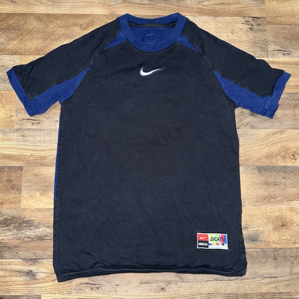 Nike FC Joga Bonito Blue Soccer Futbol Jersey Mens Small DA5579-011 Rare Sample
